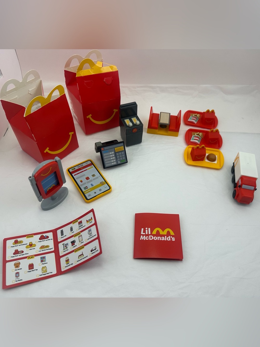 UPDATED! Lil McDonald's Toy Lot-9 plus 2 boxes with booklets!